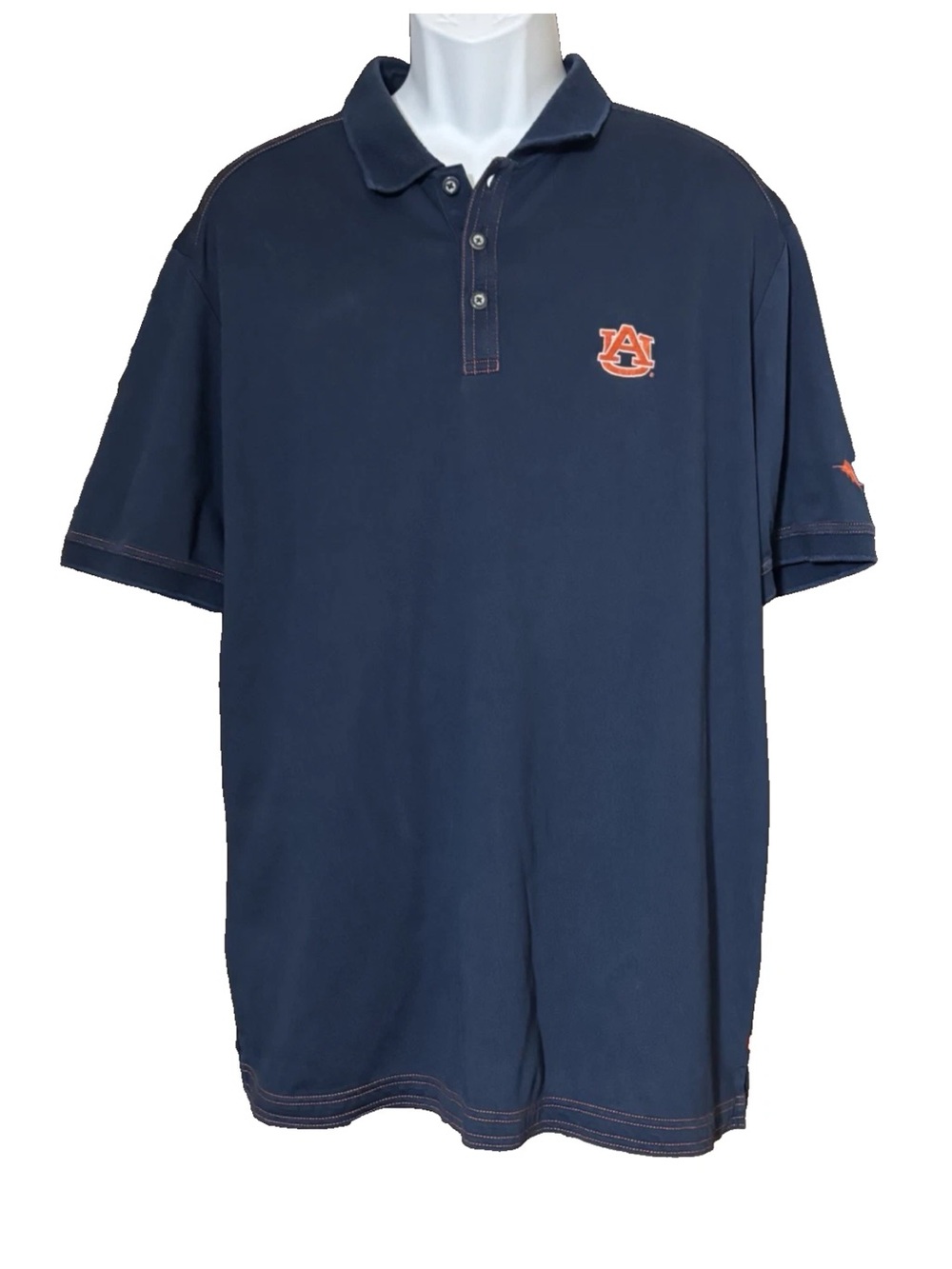 Tommy Bahama Collegiate Series Auburn University Polo Standard Fit Size XL Navy